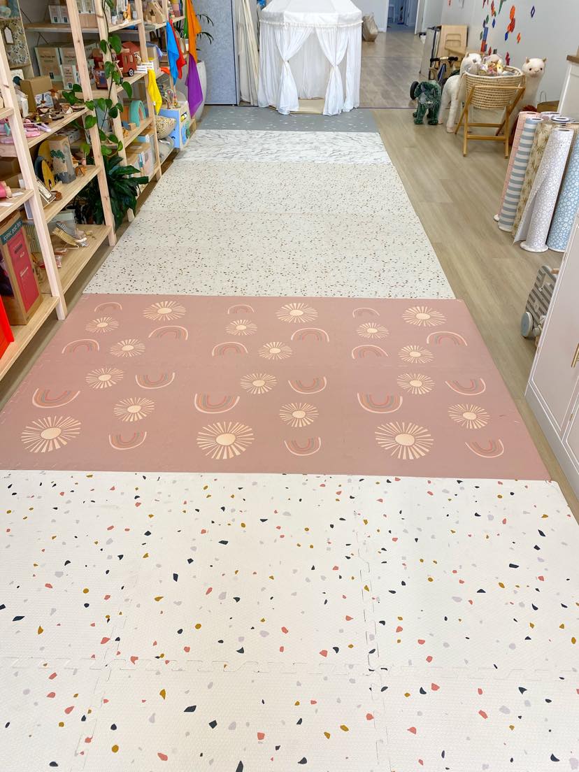 Foam Playmat - Brown Speckle Terrazzo