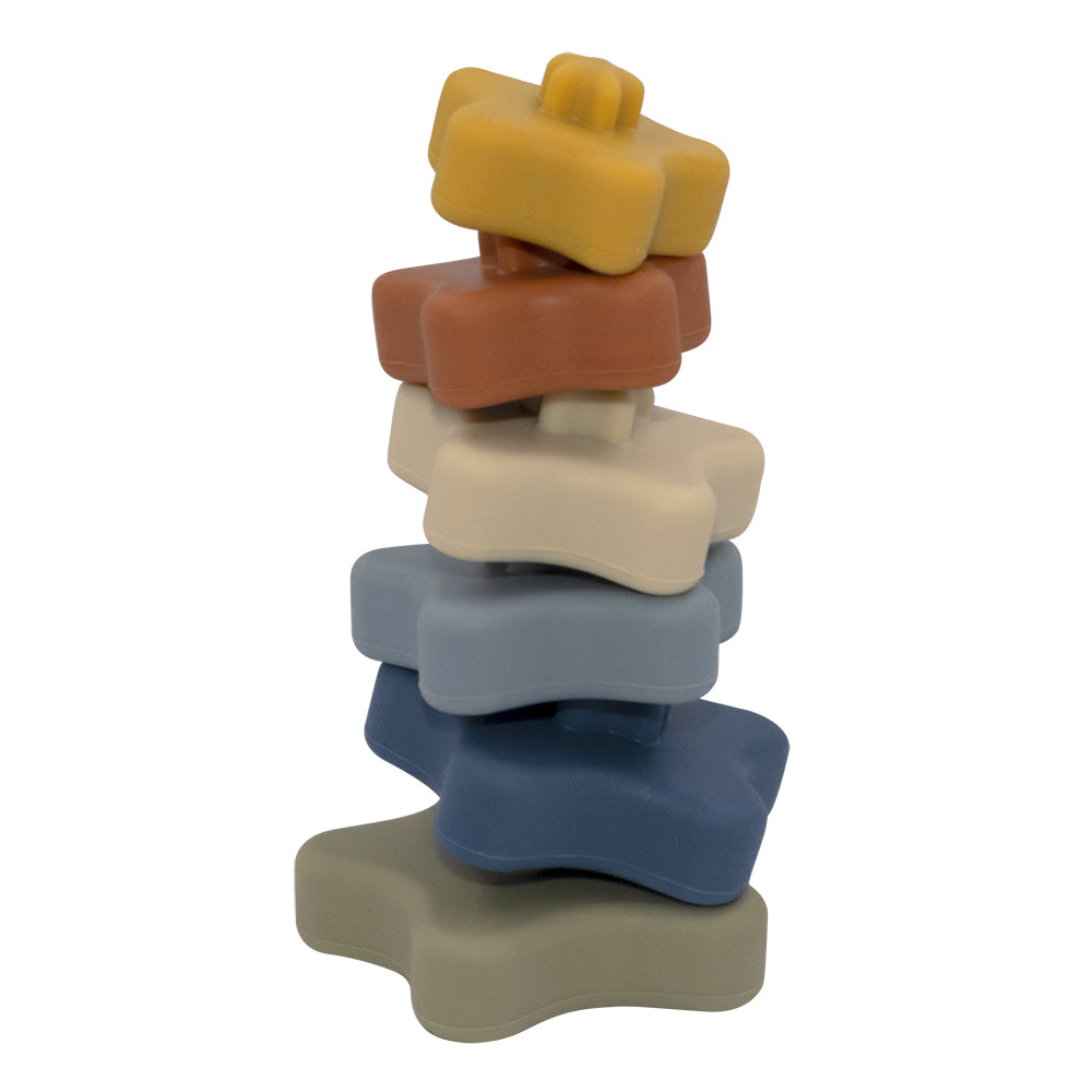 Silicone Star Stacking Tower