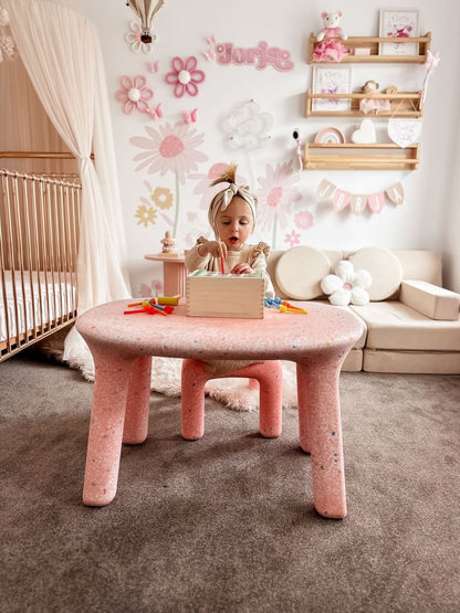 PREORDER SEPTEMBER Sprinkle Table &  2 Chairs Set - Pink