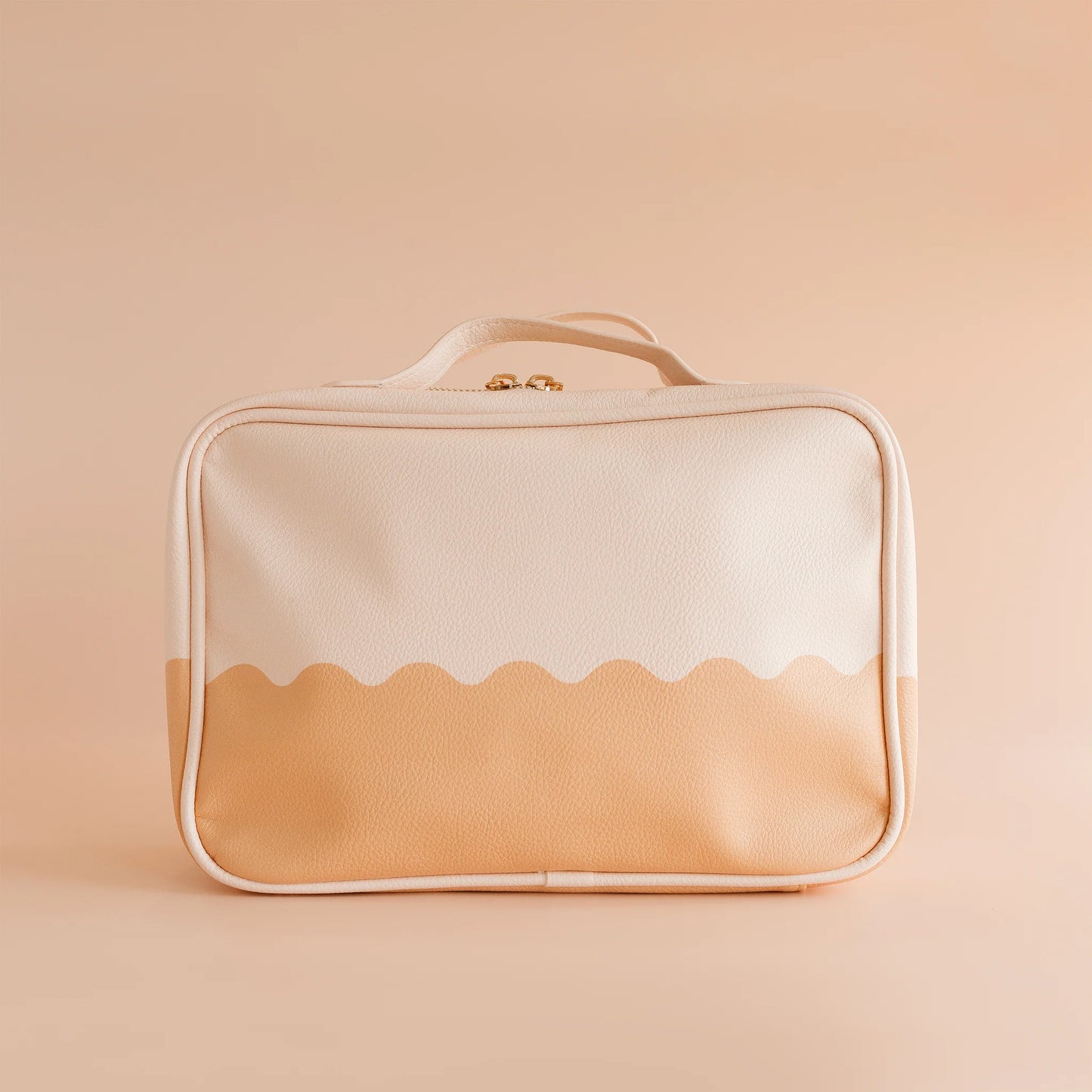 Caramel Ripple Cosmetic Bag