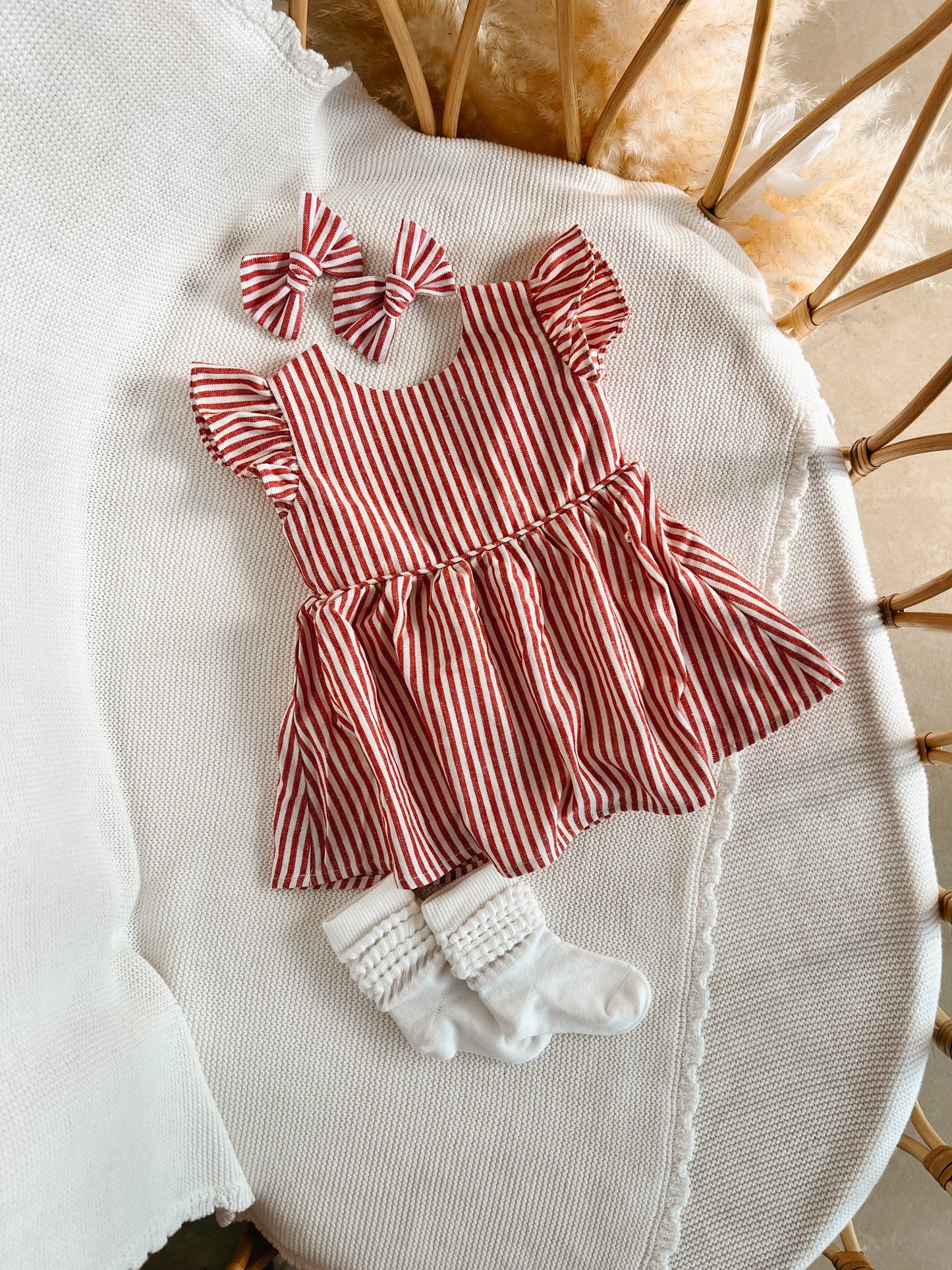 Candy Stripe Bow Dress