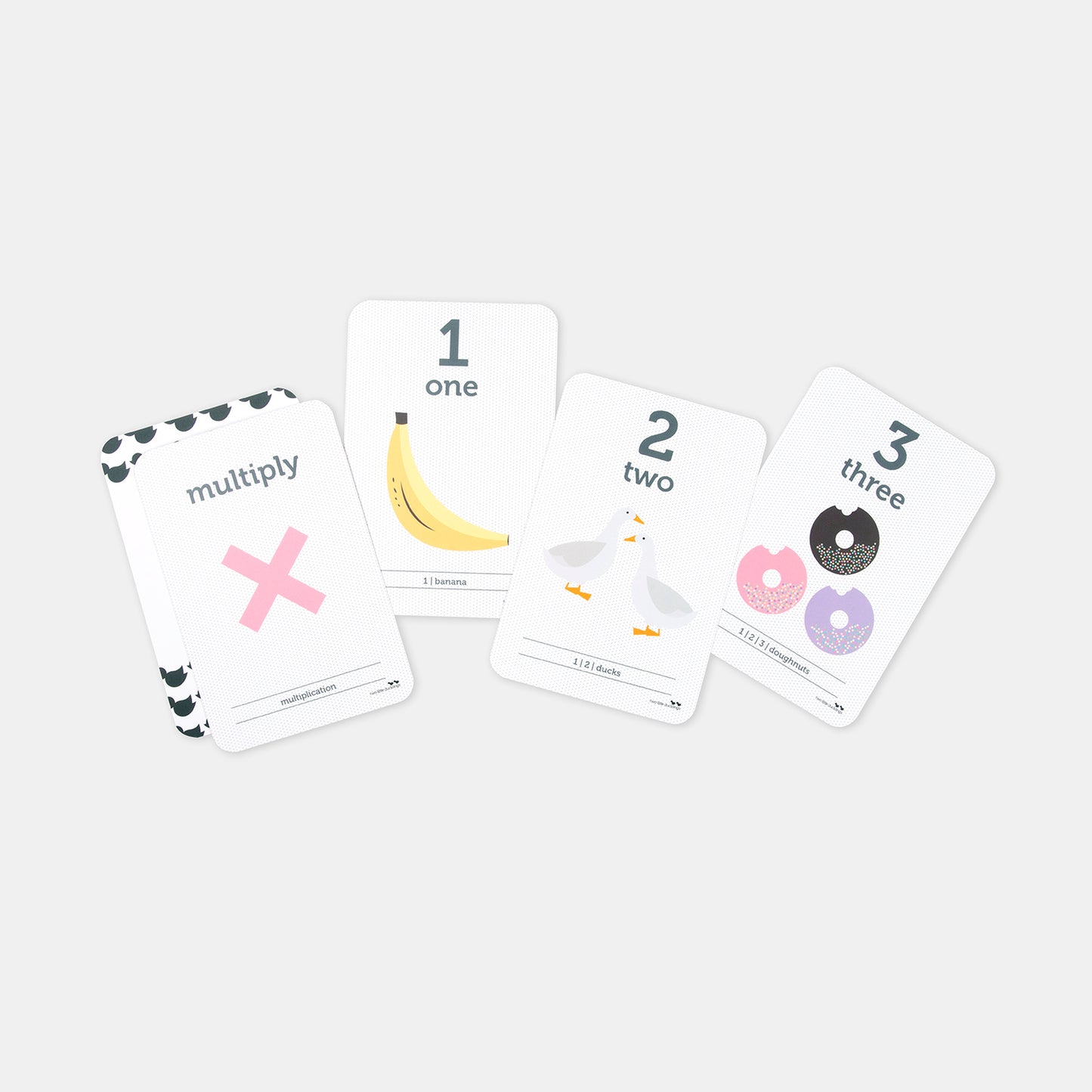 Counting and Maths Symbols Flash Cards