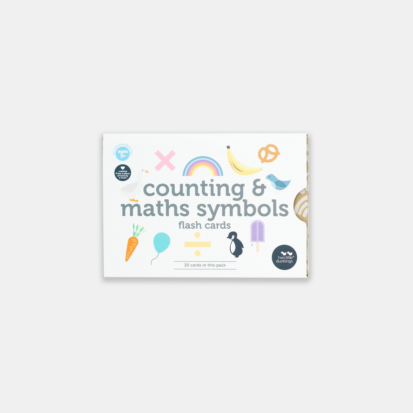 Counting and Maths Symbols Flash Cards