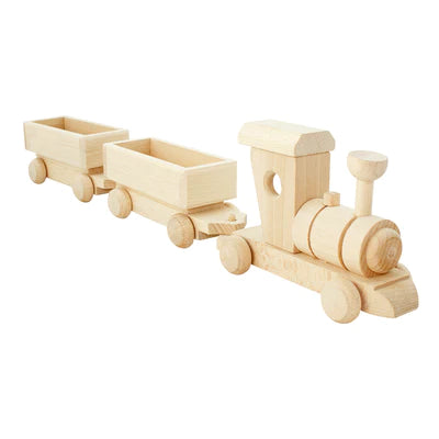 Wooden Toy Cargo Train Set - Pearl