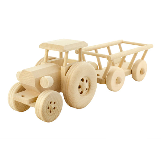 Large Wooden Tractor Miles