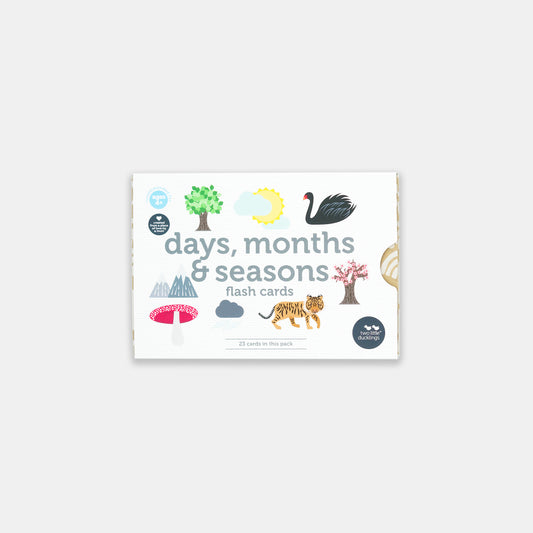 Days, Months & Seasons Flash Cards