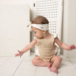 Ellie Frill Overall Beige