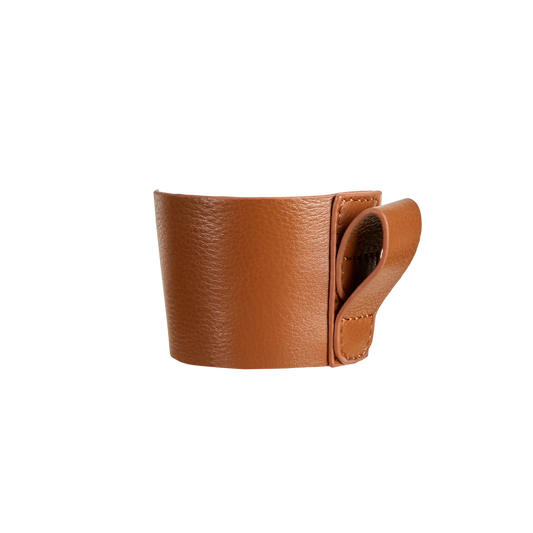 Coffee Cup Leather Sleeve - Assorted