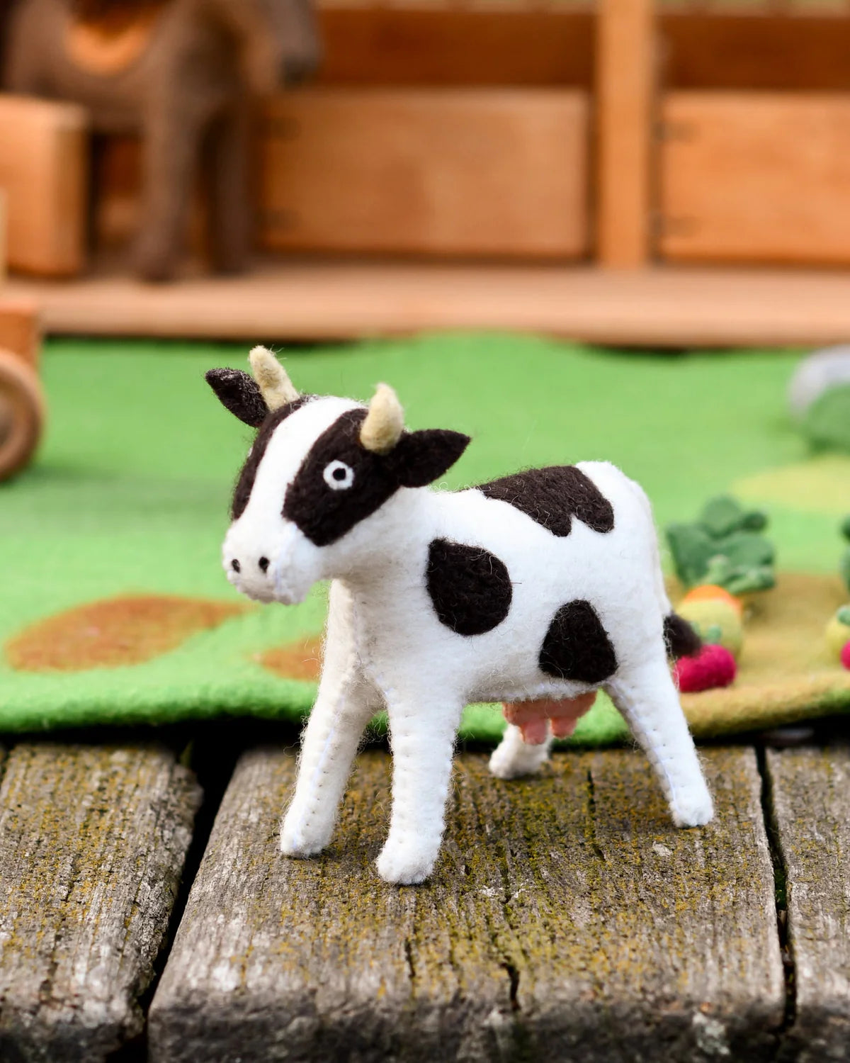 Felt Cow