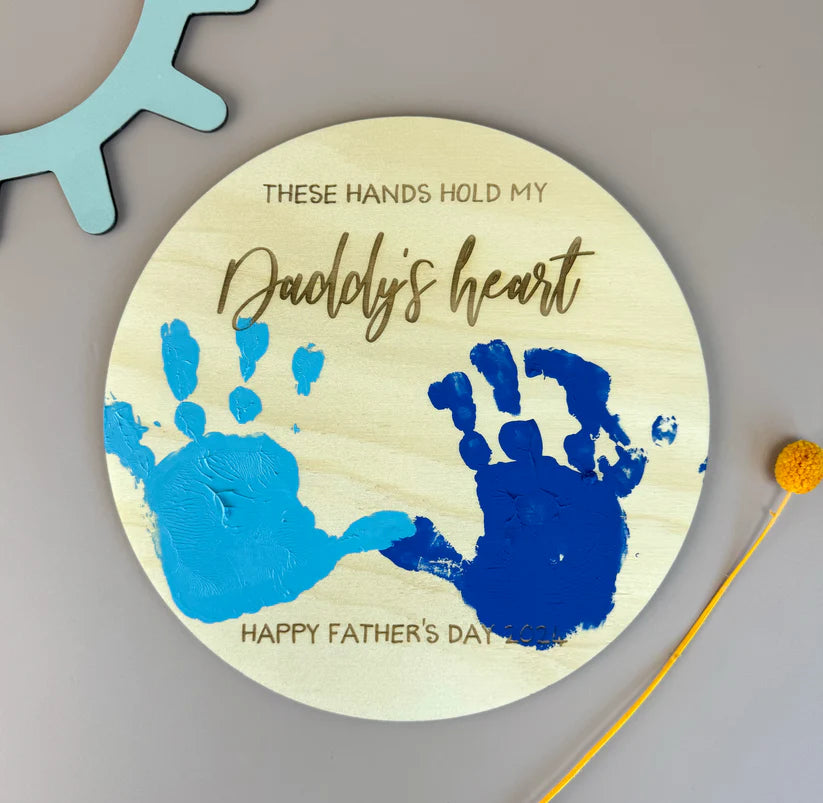 Father's Day Handprint Plaque 2024