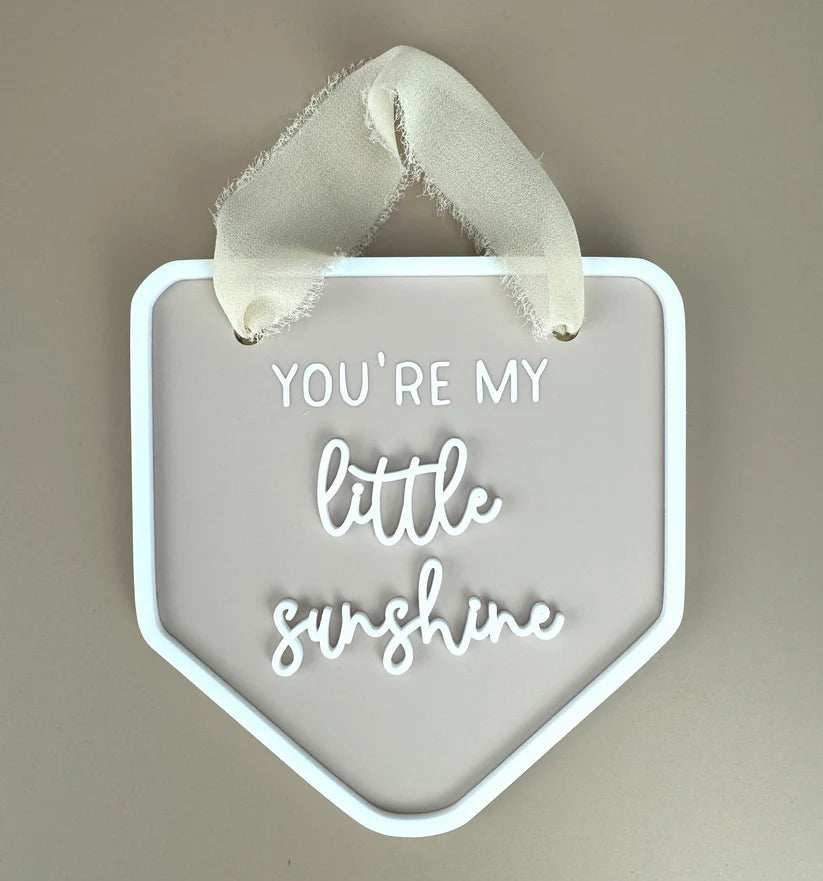 Decor Wall Banner - You're my little Sunshine