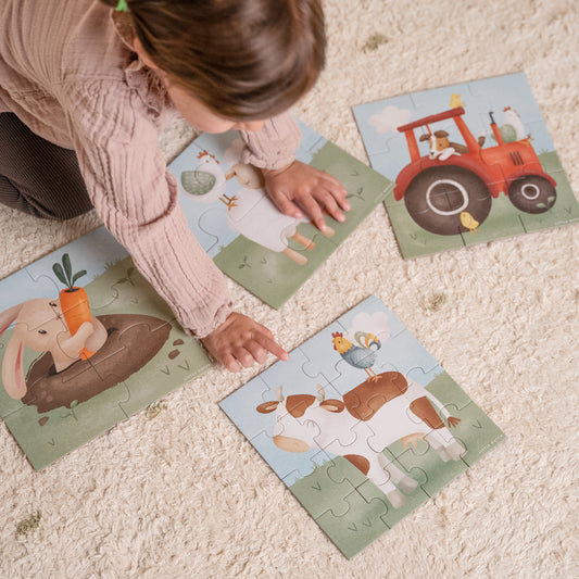 PREORDER Little Farm 4 in 1 Puzzles