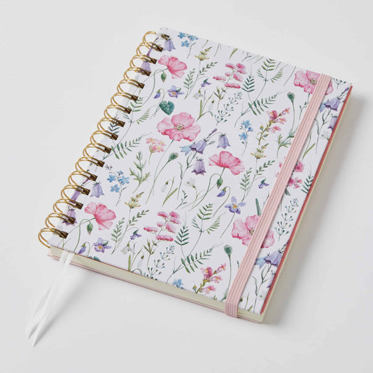 Wild Flower A5 Spiral Bound Journal