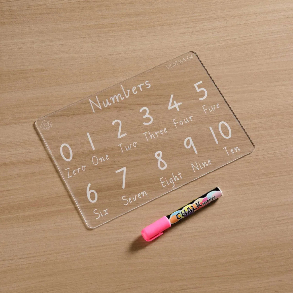 PREORDER Numbers Learning Board (1 to 10)