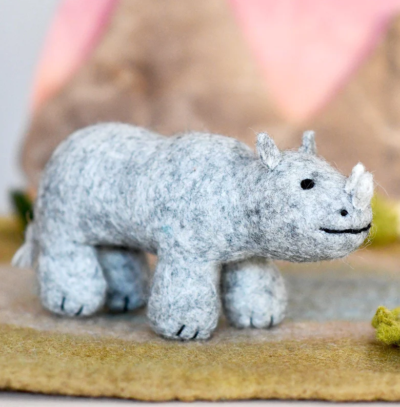 Felt Rhino