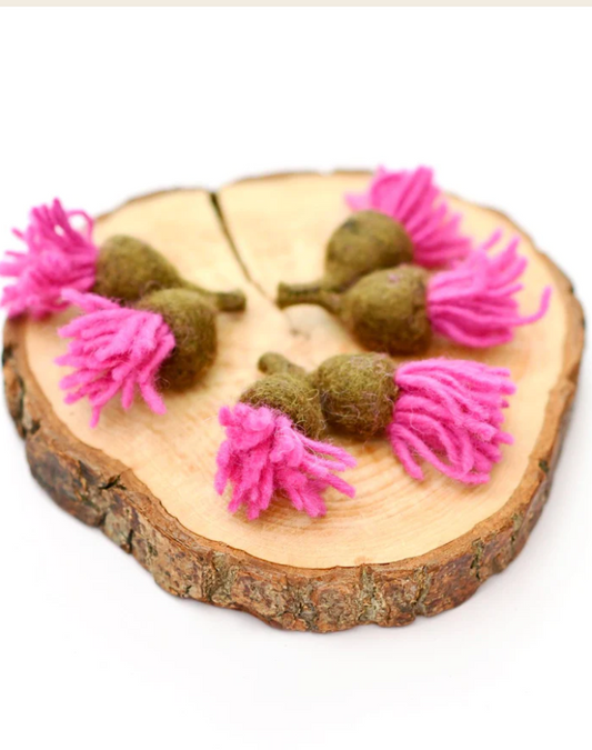 Felt Gum Blossoms - Set of 3