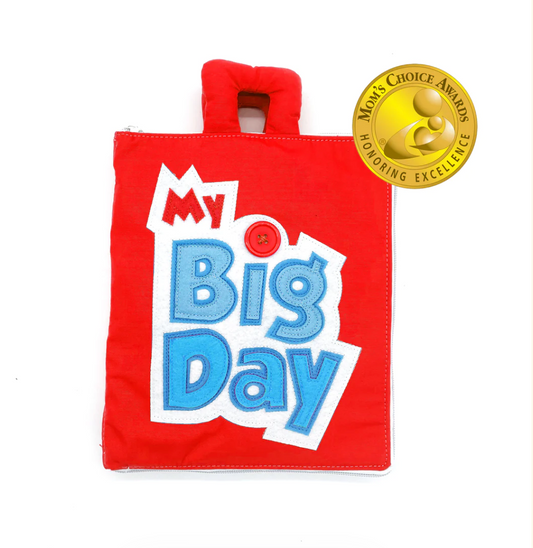 Fabric Activity Book - My Big Day Red