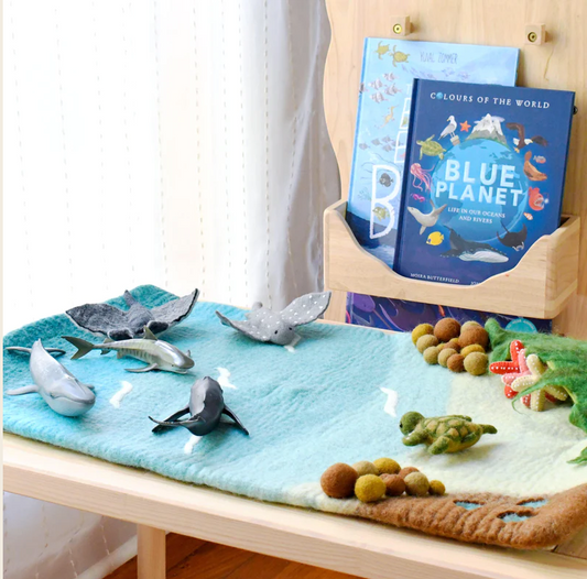 Large Sea, Beach and Rockpool Play Mat Playscape