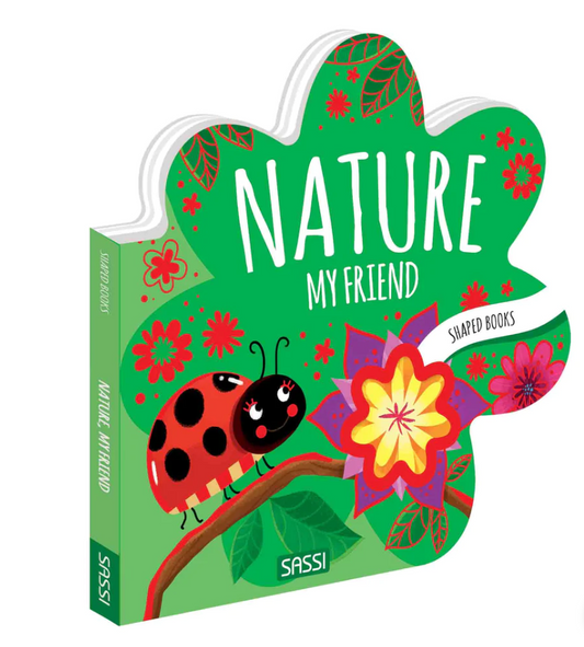 Sassi Shaped Board Book - Flower/Nature