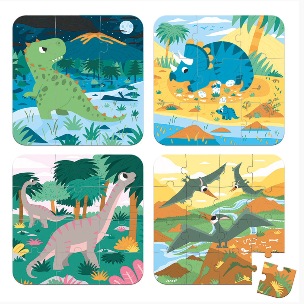 Progressive Dino Puzzles