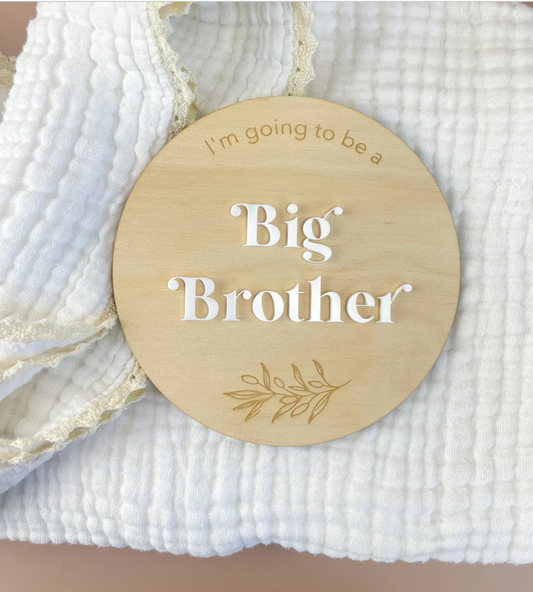 Big Brother Announcement Plaque