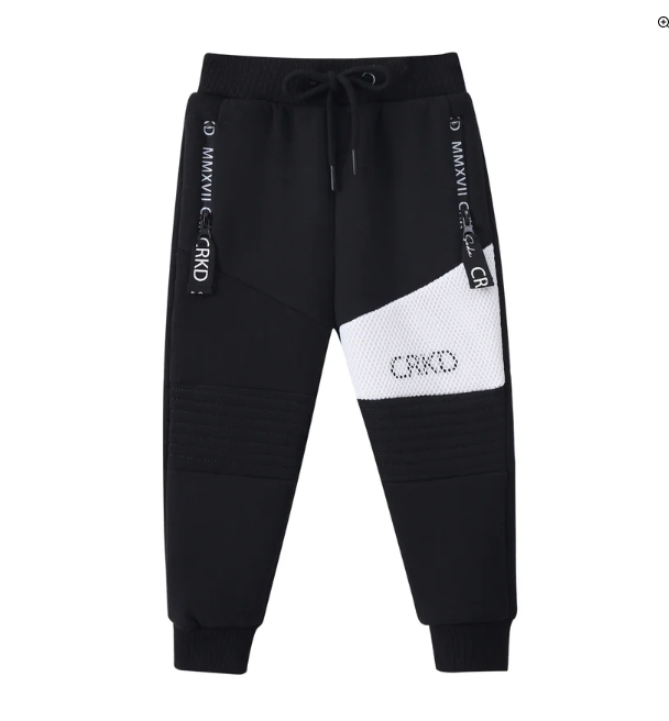 Tyson Detailed Trackpants - Black