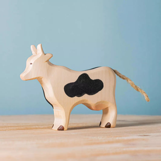 White and Black Cow