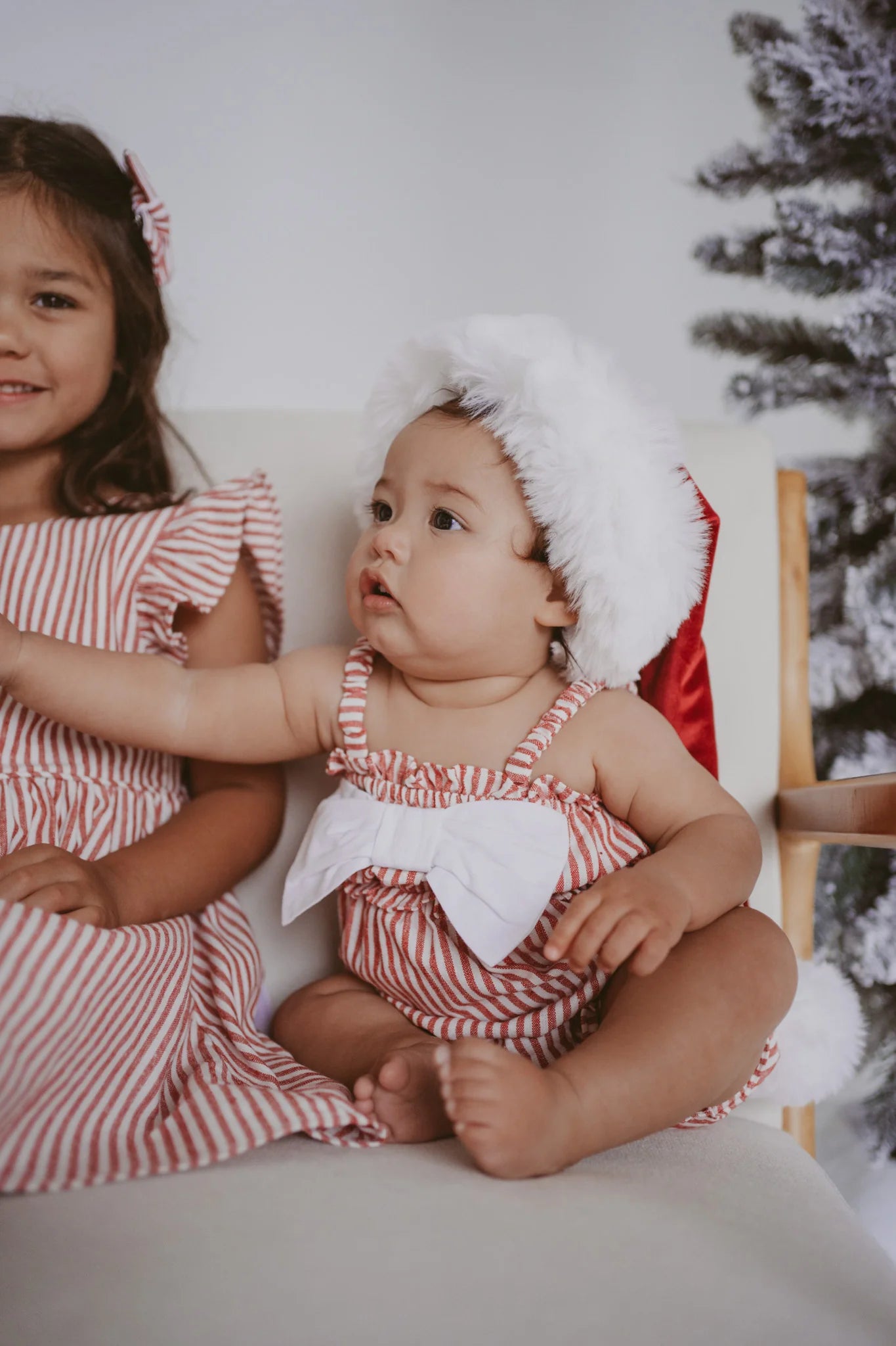 Candy Stripe Bow Romper