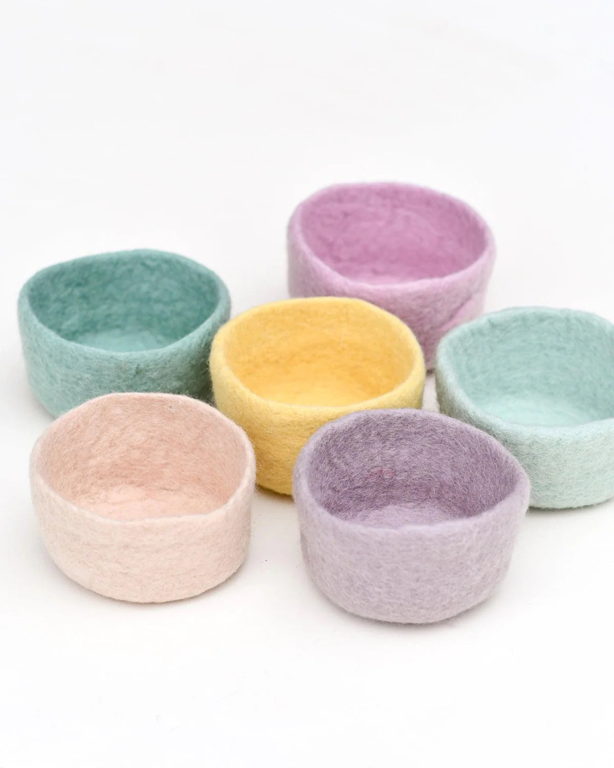 Felt Big Bowls Pastel - Assorted