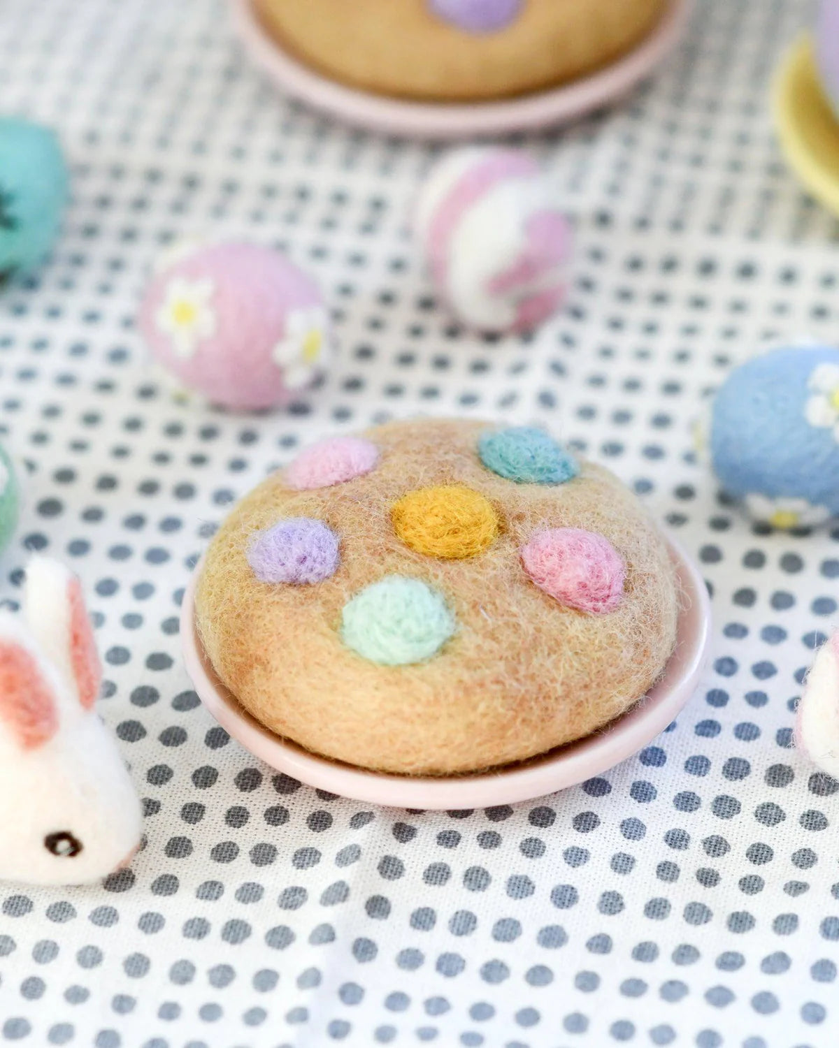 Felt Soft M&M Pastel Cookie