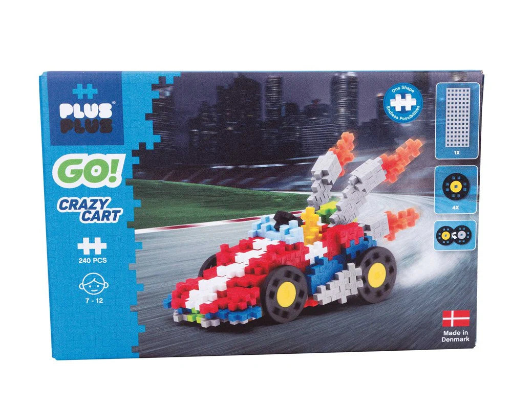 Plus-Plus - Go! Crazy Cart - 240pcs