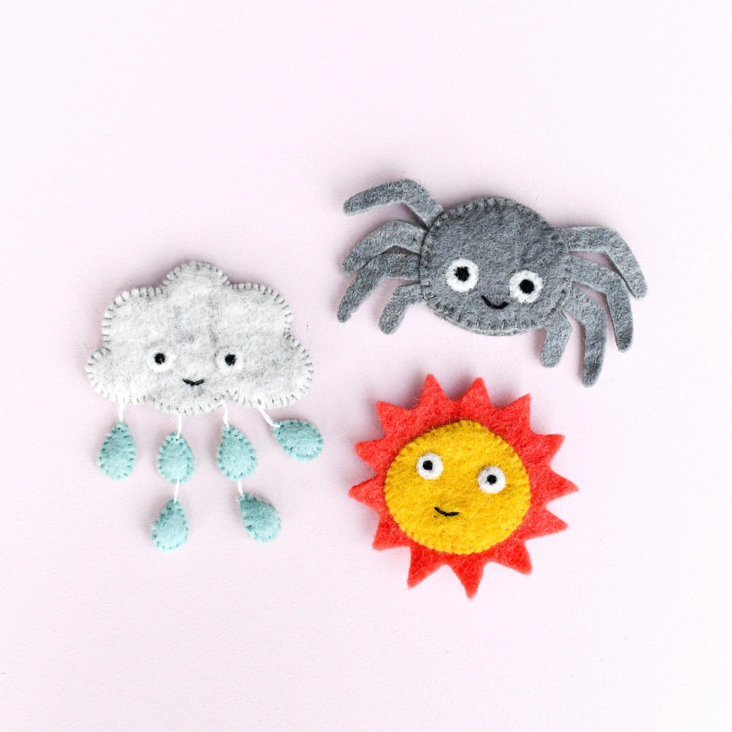 Itsy Bitsy Spider (Incy Wincy Spider), Finger Puppet Set