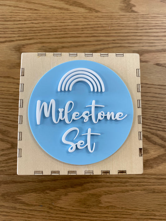 Blue Rainbow Milestone Disc Set