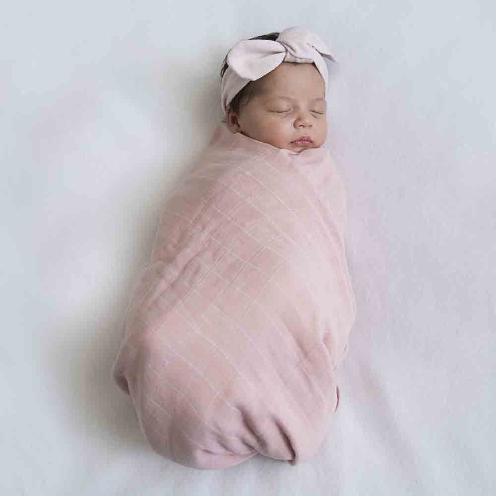 Musk Pink Organic Muslin Wrap