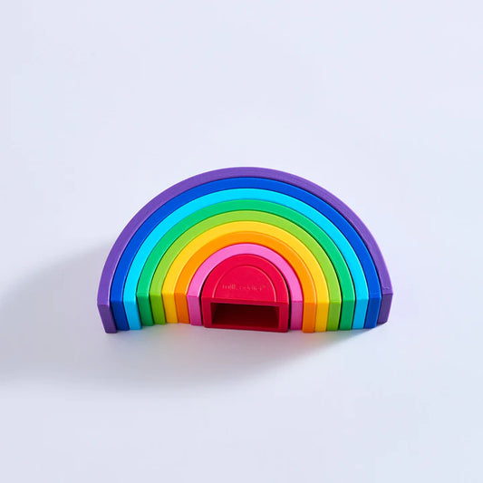 Silicone 10 Stacking Rainbow - Bright