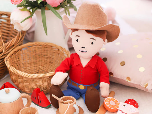 Ruby Farmer Cuddle Doll Toy