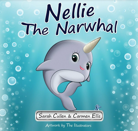Nellie The Narwhal Hard Cover Book