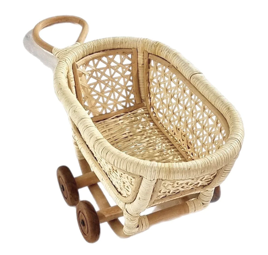 Rattan Toy Wagon